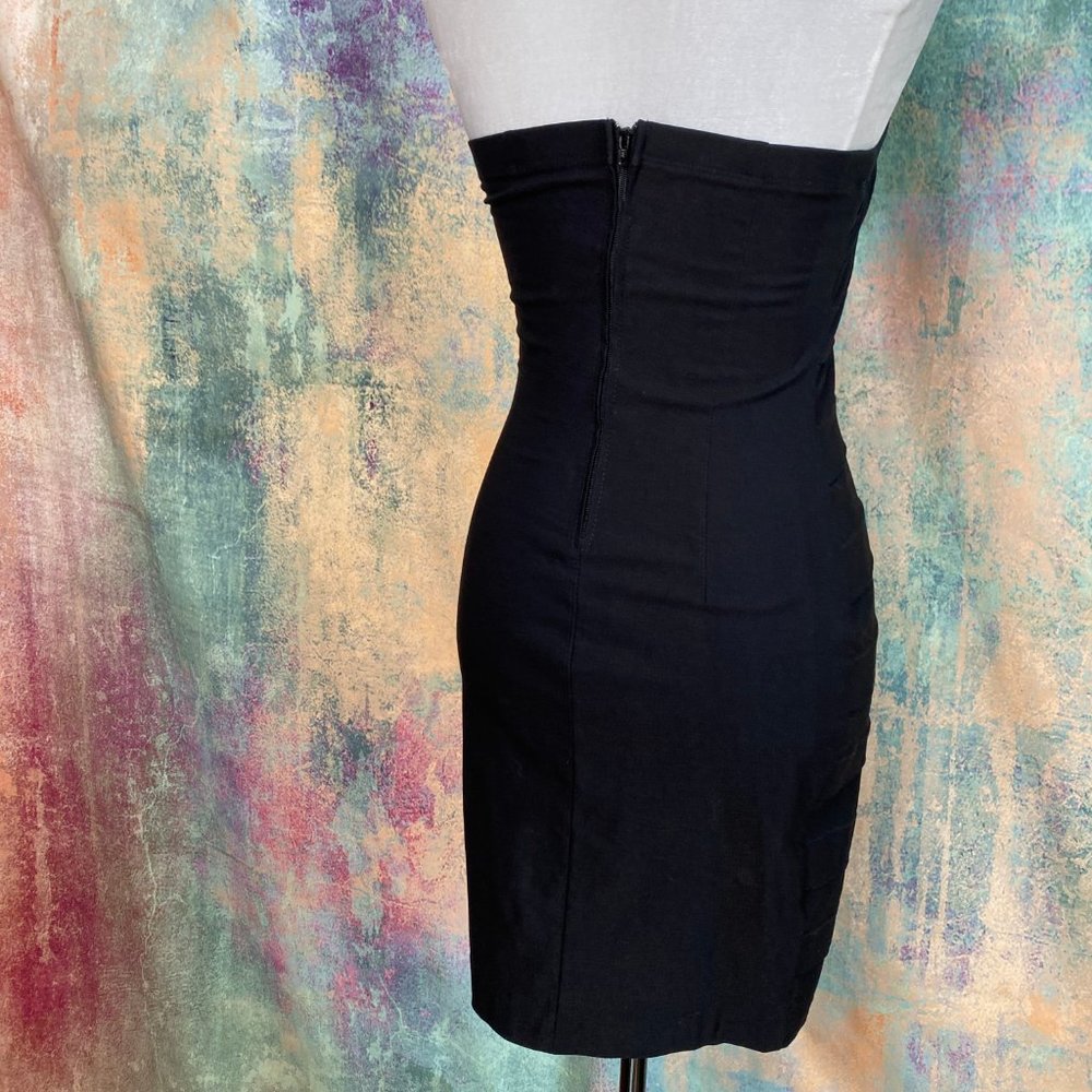 Ruby Rox Strapless Bodycon Rayon Blend Black Dres… - image 2